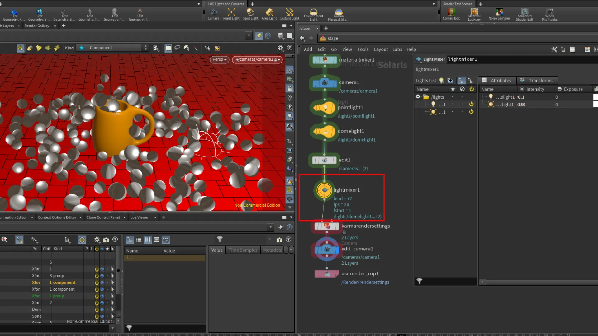 Ground mat color map set/create.