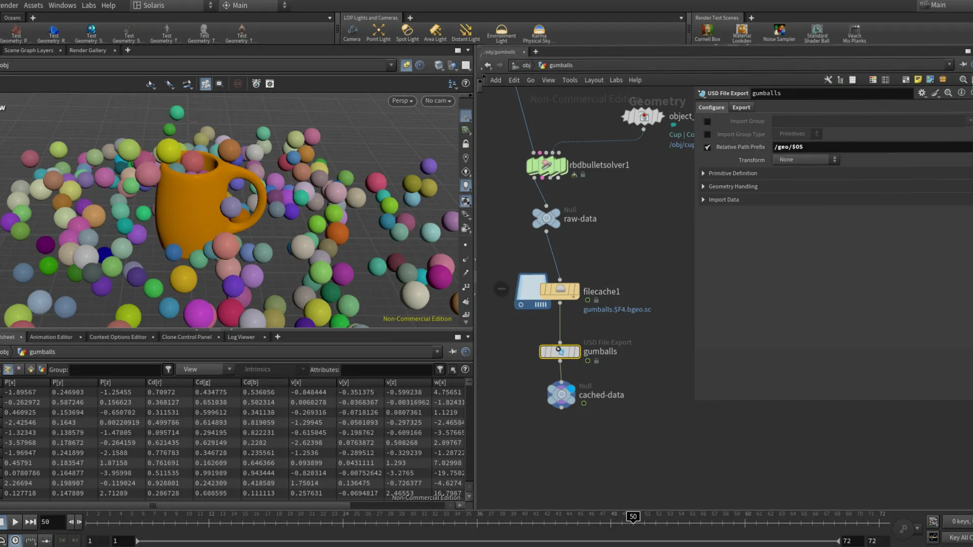 Ground mat color map set/create.