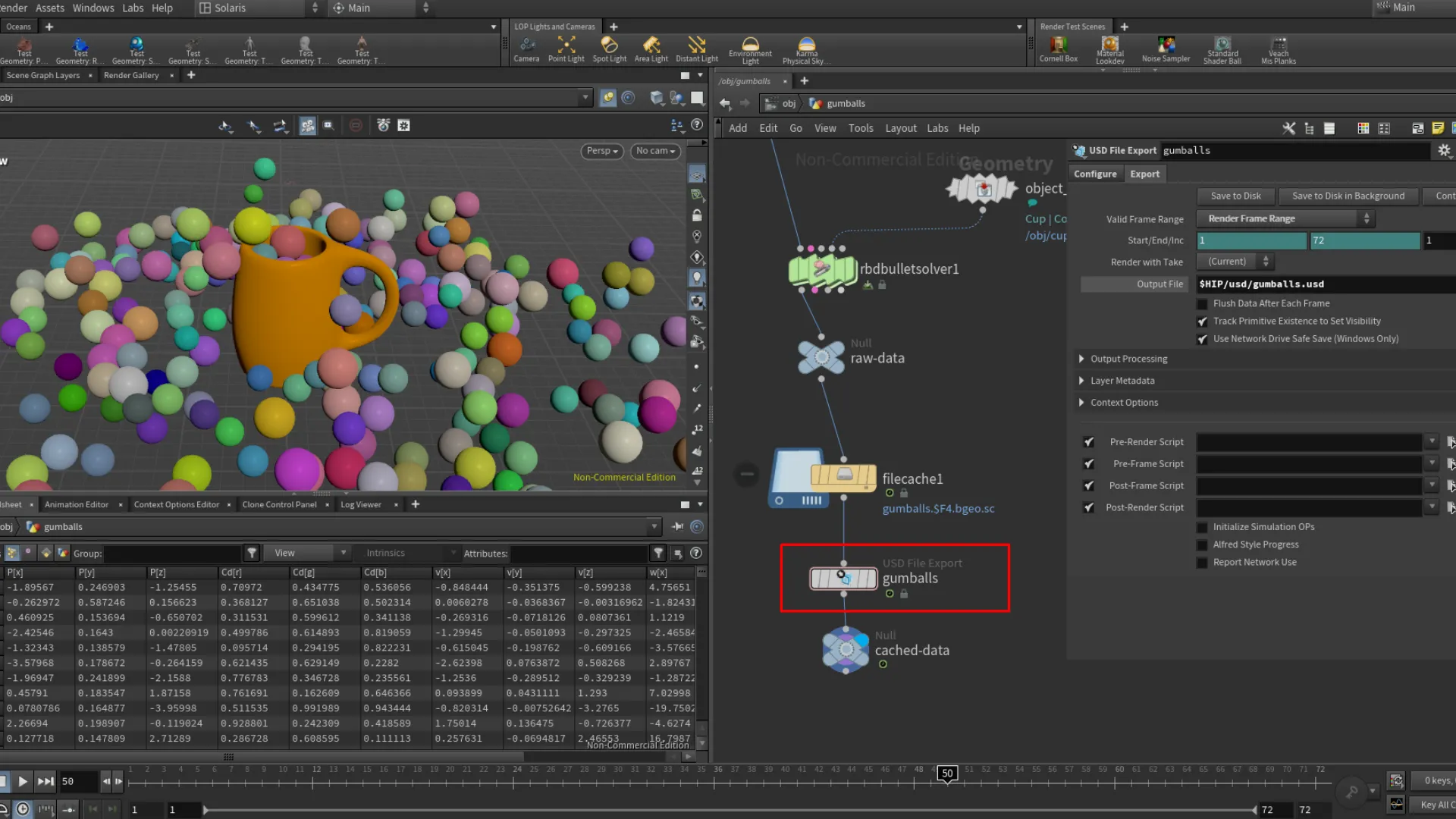 Ground mat color map set/create.