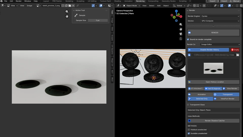 Render selected floor only.